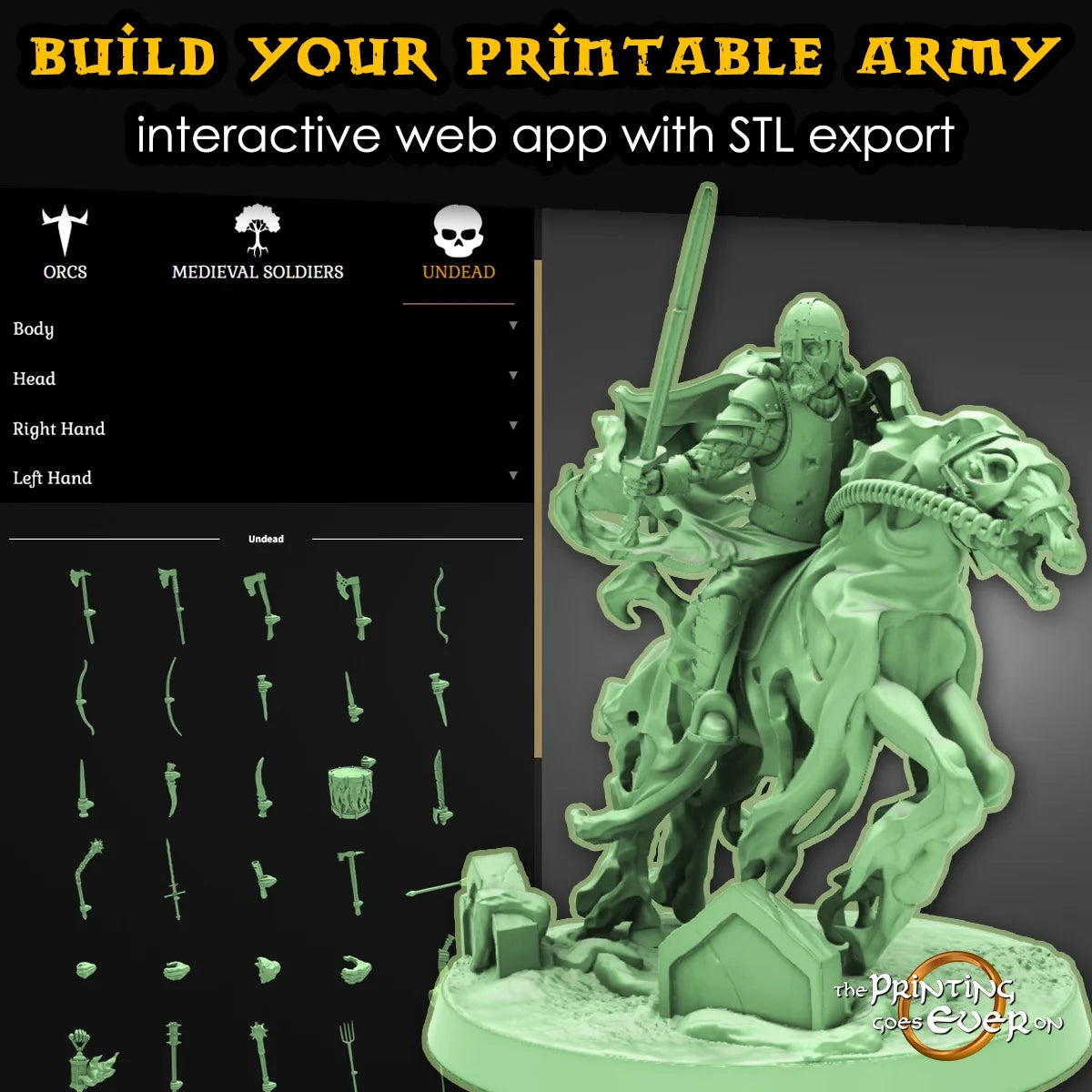 Custom Printed Undead! | Undead Army | MESBG | The Printing Goes Ever On