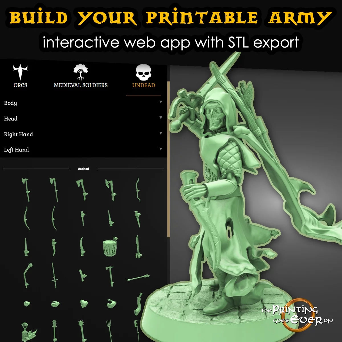 Custom Printed Undead! | Undead Army | MESBG | The Printing Goes Ever On