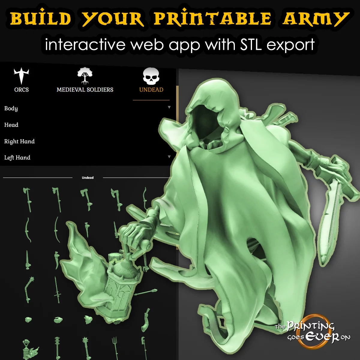 Custom Printed Undead! | Undead Army | MESBG | The Printing Goes Ever On