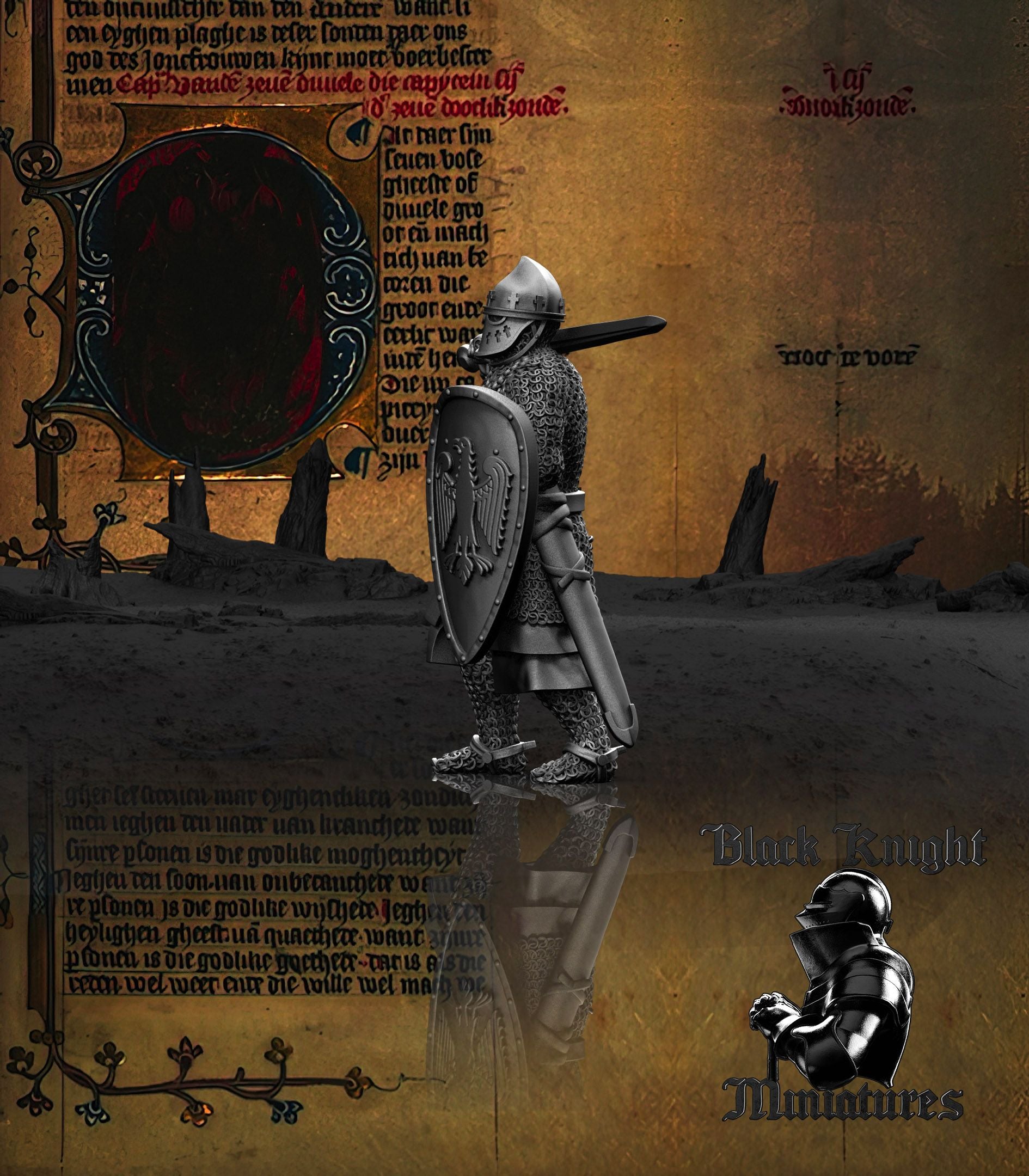 Duke Konrad I of Masovia - Black Knight Miniatures