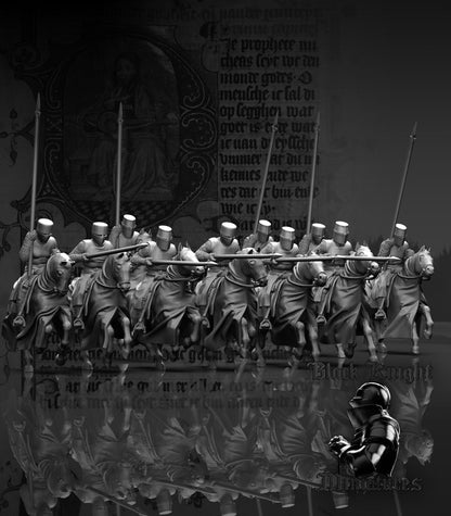 Mounted Polish Knights - Black Knight Miniatures