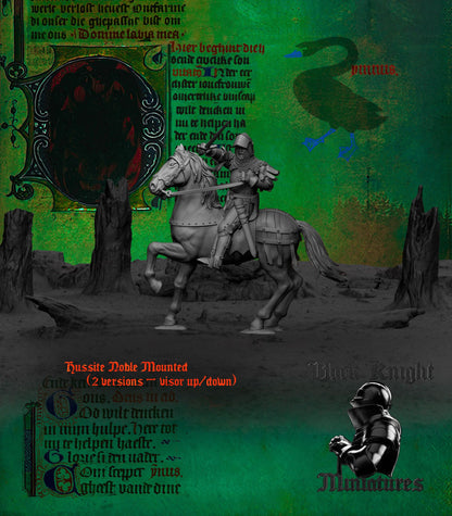 Hussite Noble (Mounted) - Black Knight Miniatures
