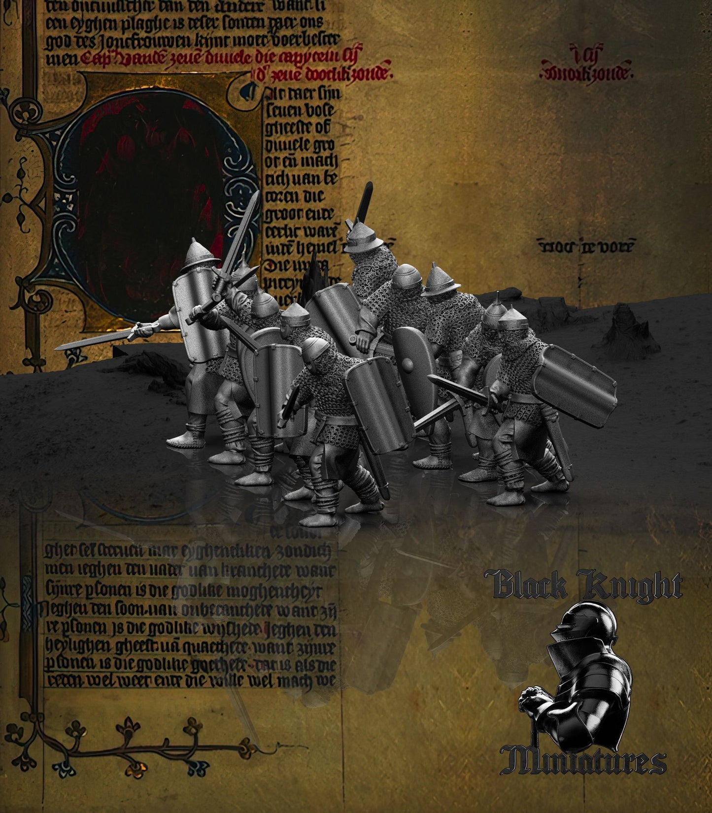 Lithuanian Warriors - Black Knight Miniatures