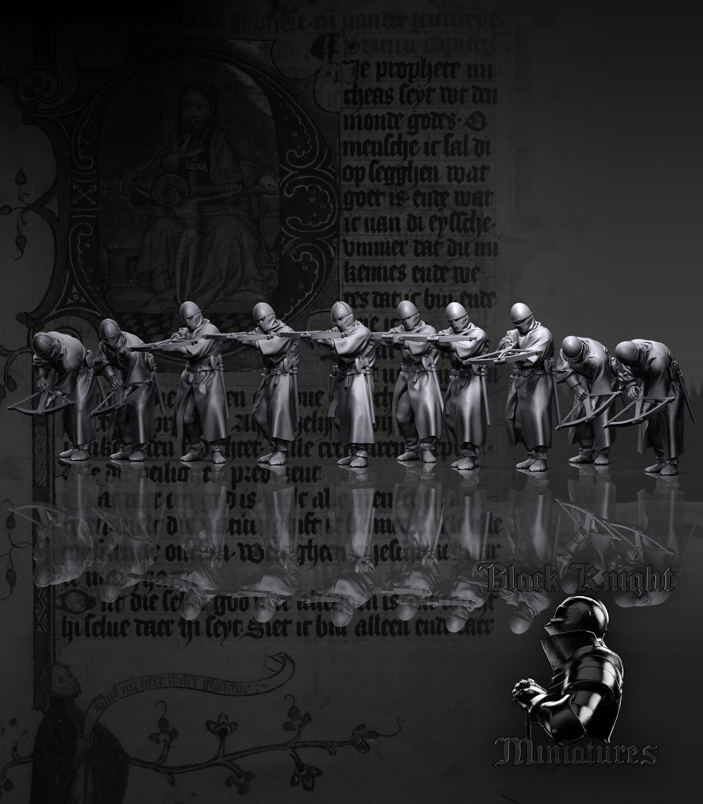 Teutonic Crossbowmen - Black Knight Miniatures