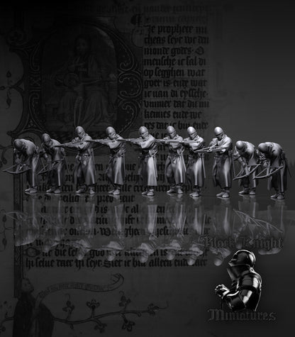 Teutonic Crossbowmen - Black Knight Miniatures