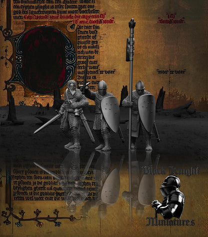 Polish Infantry Command Group - Black Knight Miniatures