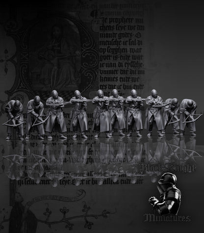 Teutonic Crossbowmen - Black Knight Miniatures