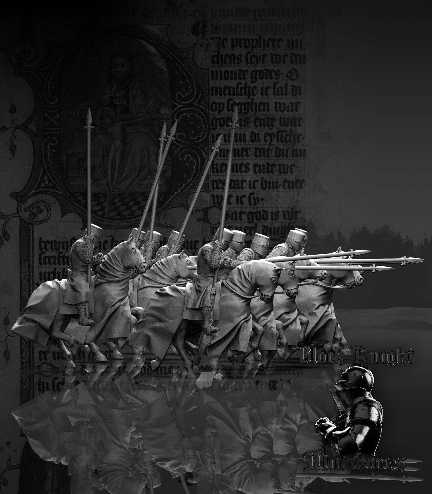 Mounted Polish Knights - Black Knight Miniatures
