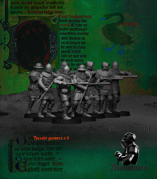 Hussite Gunners - Black Knight Miniatures