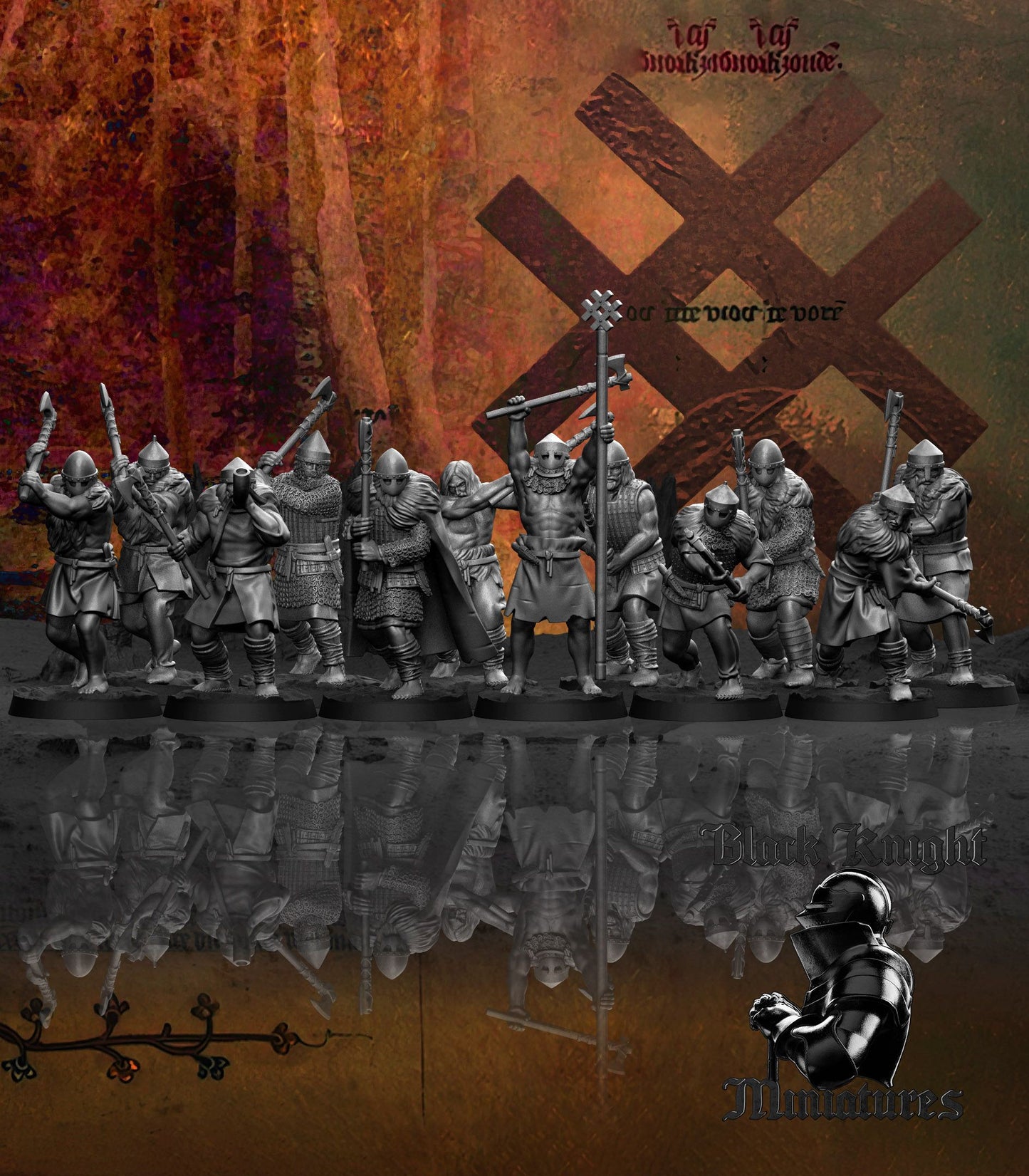Samogitian Axemen - Black Knight Miniatures