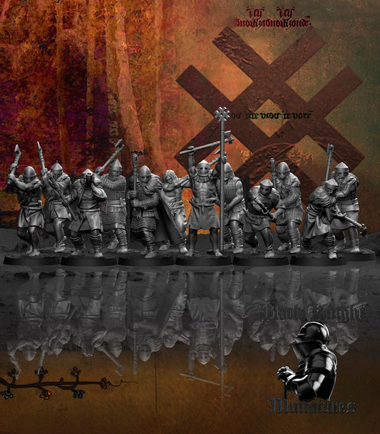 Samogitian Axemen - Black Knight Miniatures
