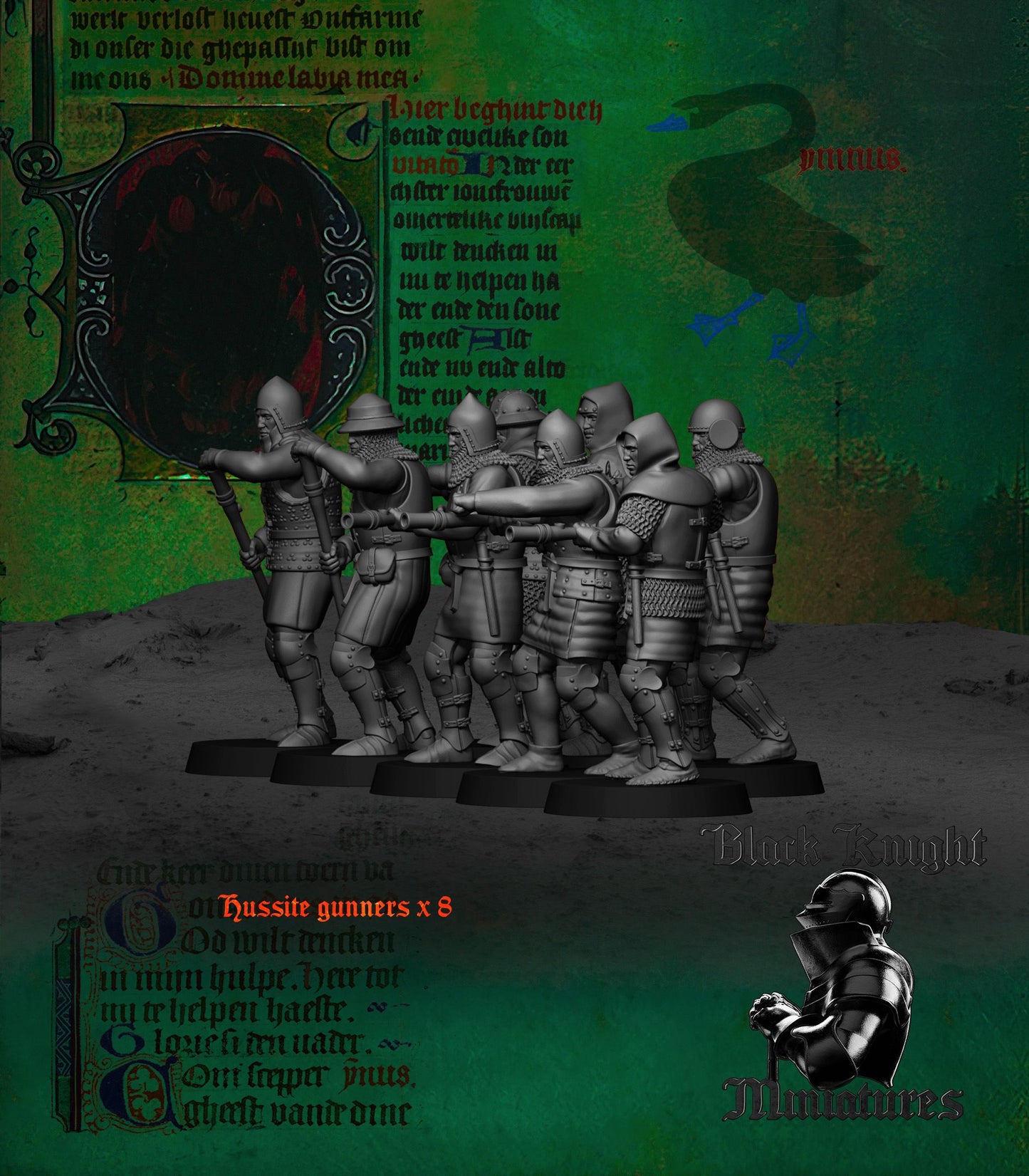Hussite Gunners - Black Knight Miniatures