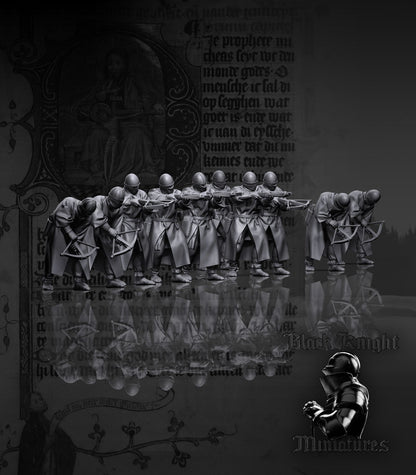 Teutonic Crossbowmen - Black Knight Miniatures