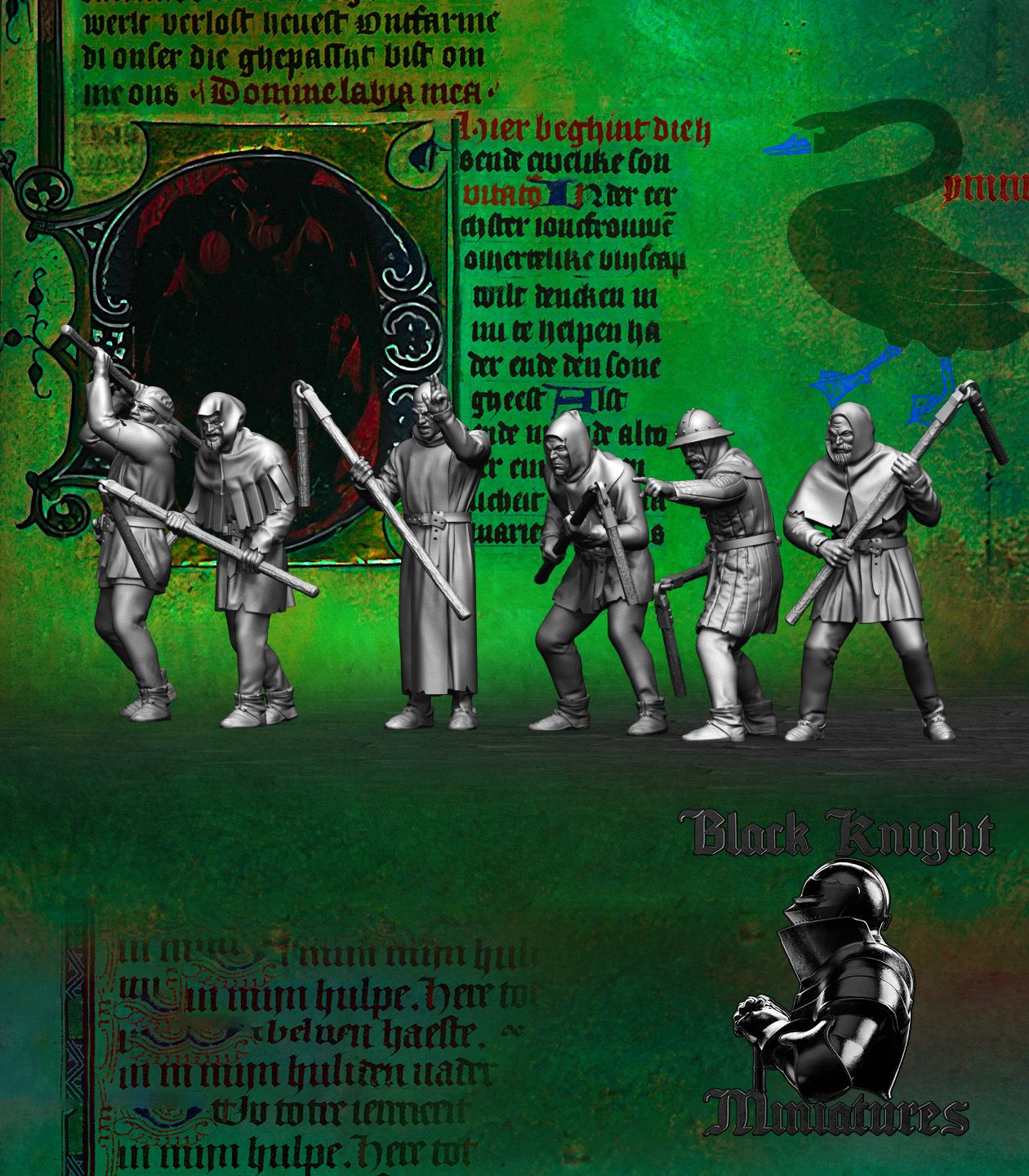 Hussite Taborites (Set B) - Black Knight Miniatures