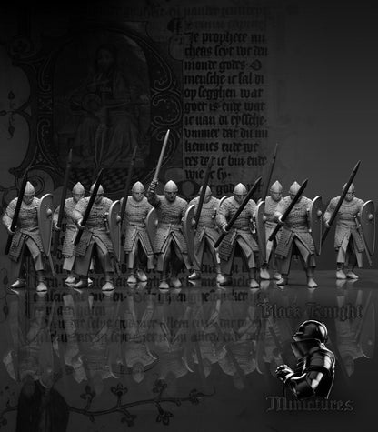 Polish Men at Arms - Black Knight Miniatures