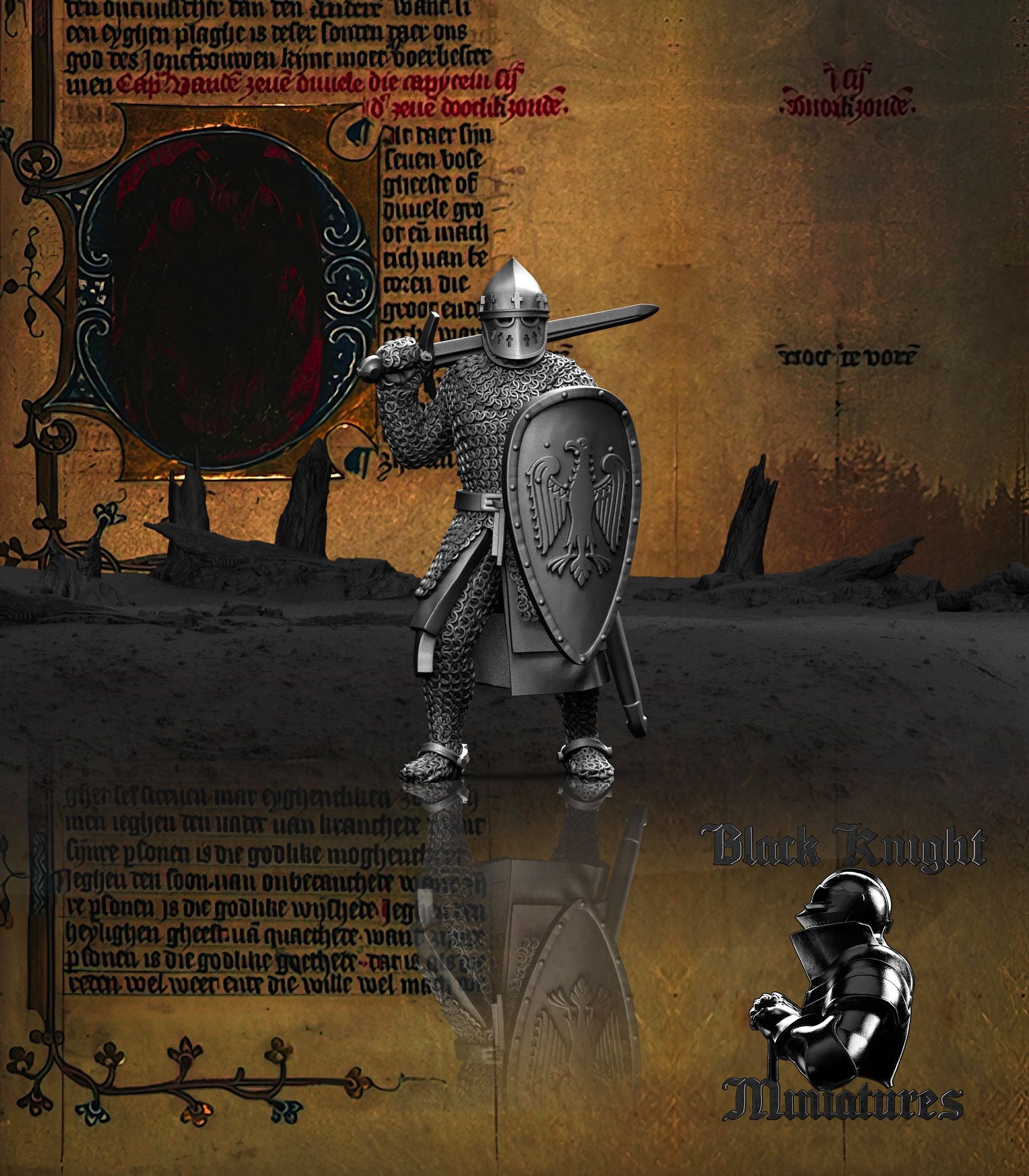 Duke Konrad I of Masovia - Black Knight Miniatures