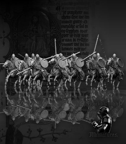 Prussian Mounted Warriors - Black Knight Miniatures