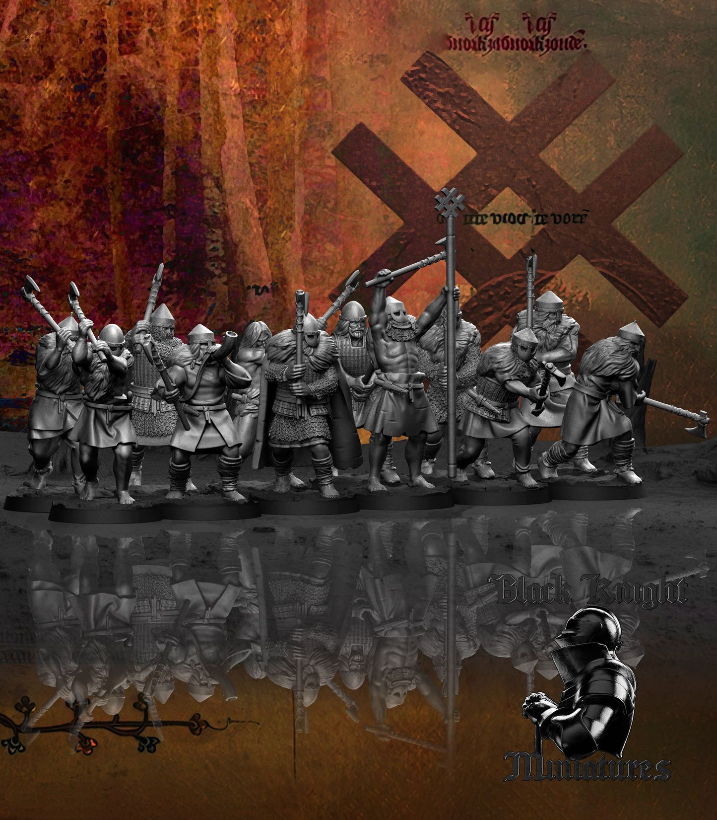 Samogitian Axemen - Black Knight Miniatures