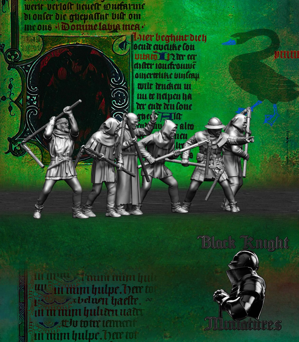 Hussite Taborites (Set B) - Black Knight Miniatures