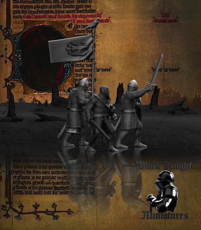 Polish Infantry Command Group - Black Knight Miniatures