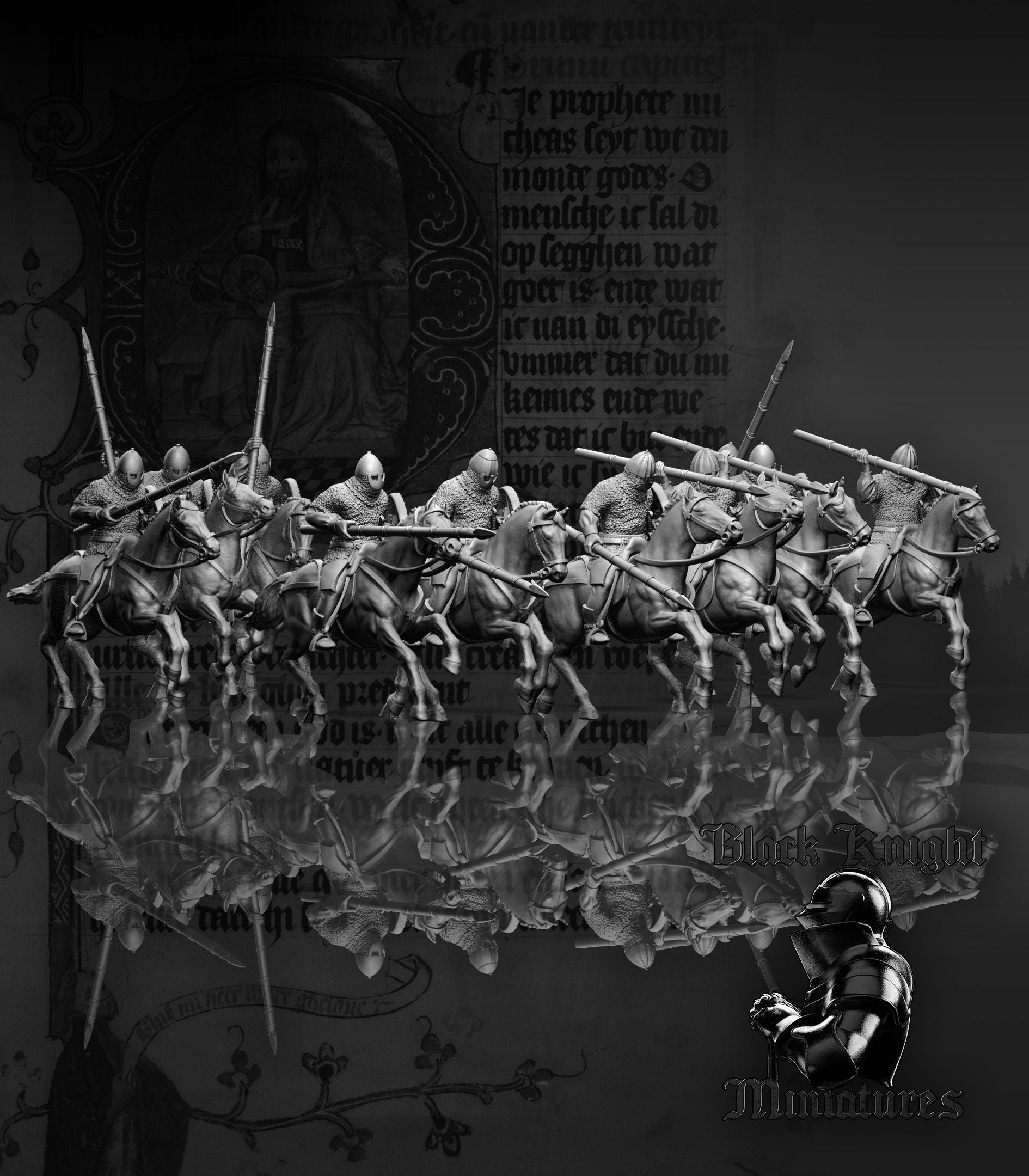 Prussian Mounted Warriors - Black Knight Miniatures