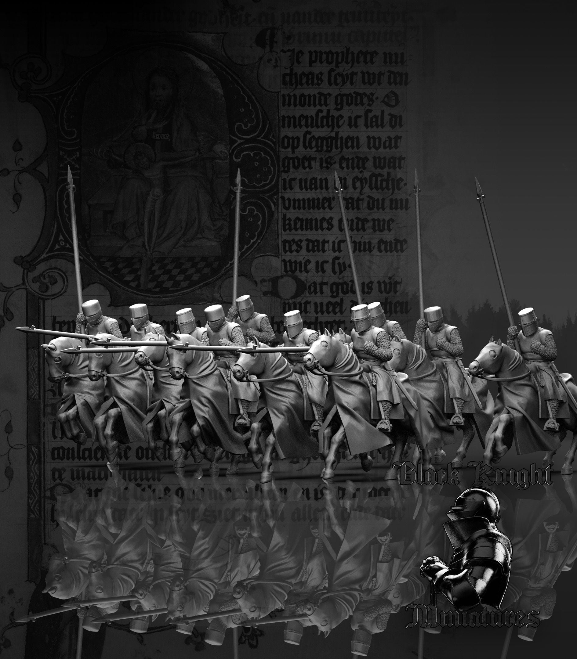 Mounted Polish Knights - Black Knight Miniatures