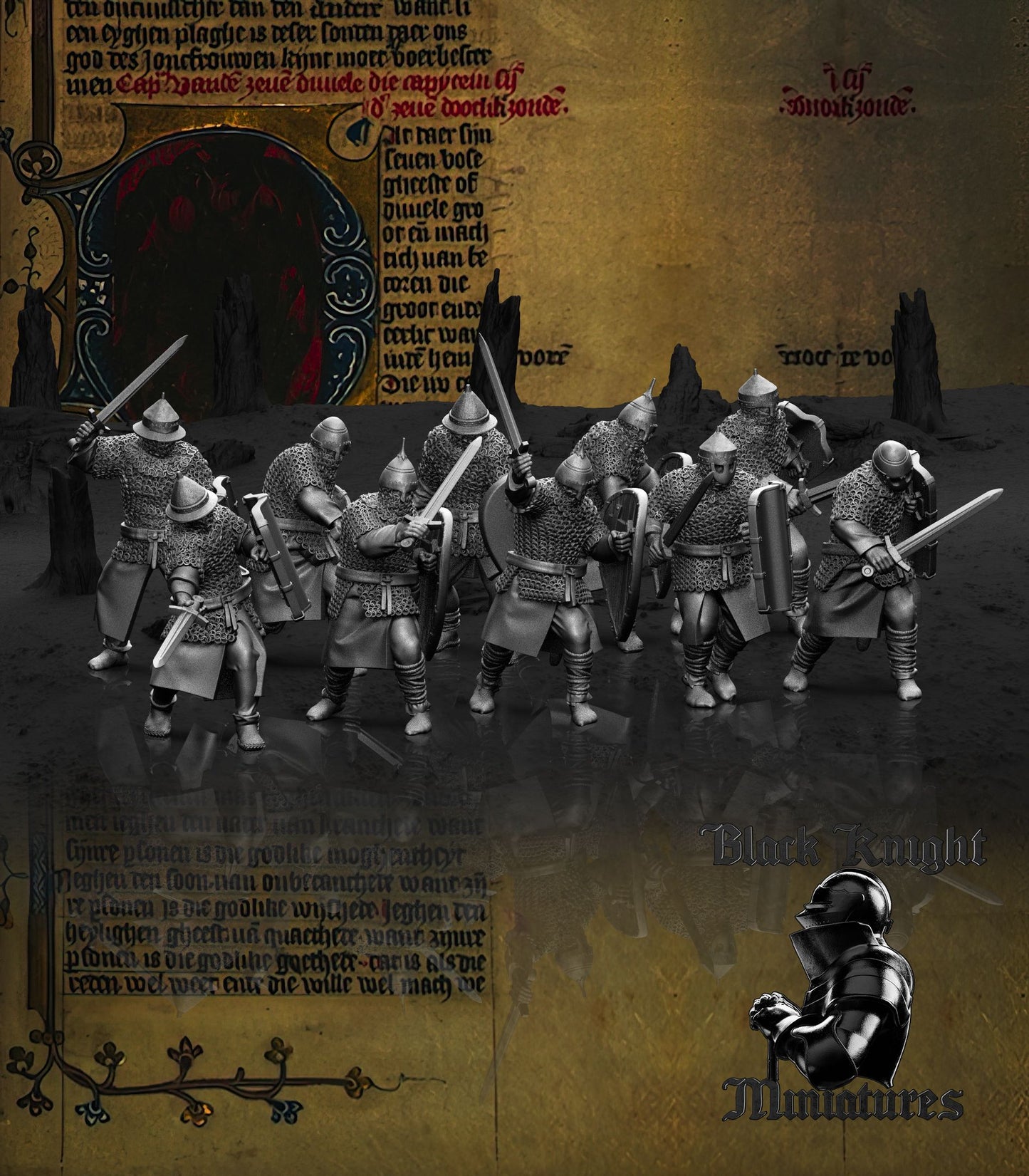 Lithuanian Warriors - Black Knight Miniatures