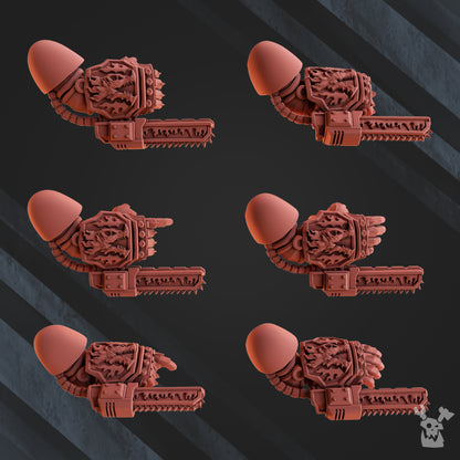 Volcano Armor Bits | Fire Lizards | Dakka Dakka Store