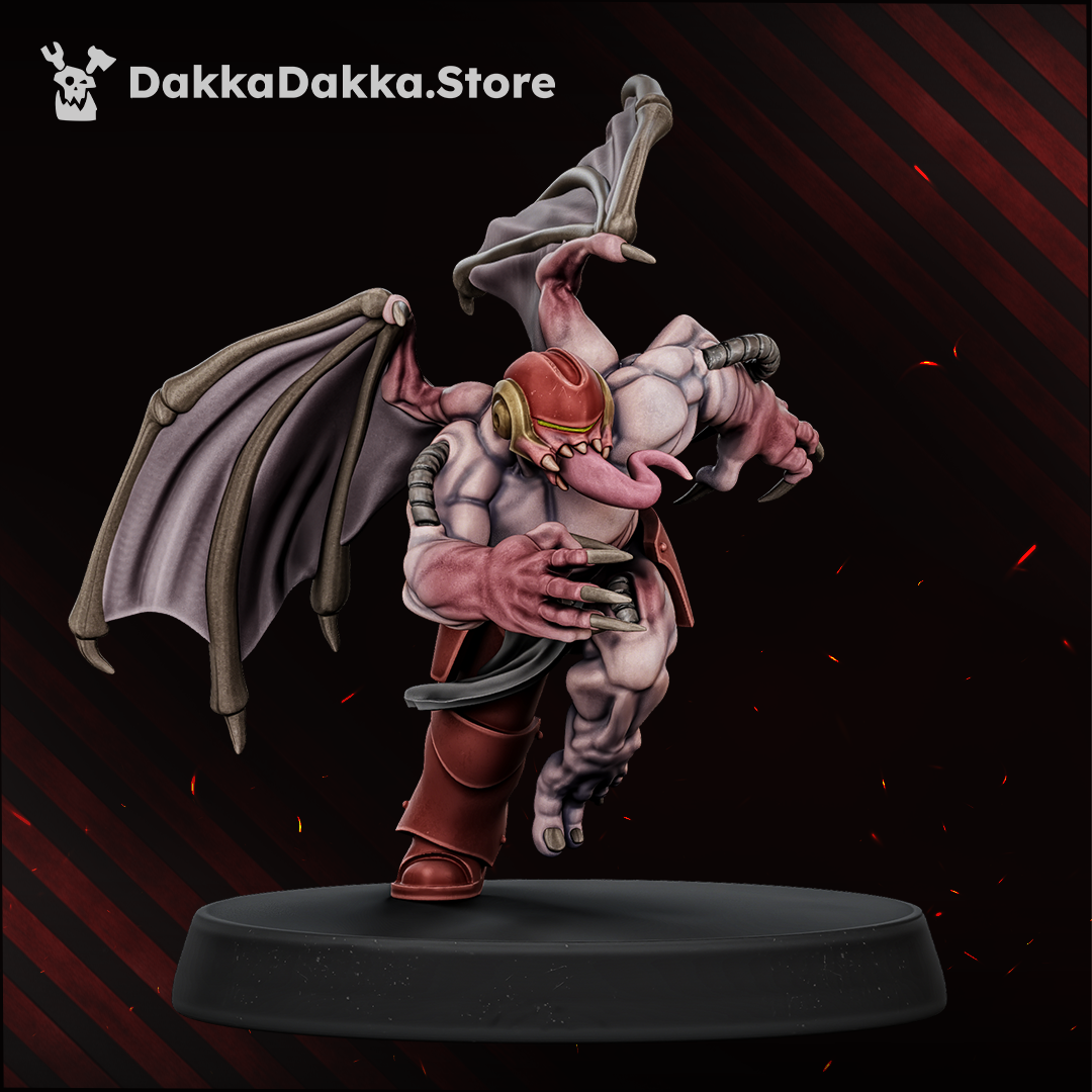 Vortex-Blessed Model 4, winged mutant with claws, Dakka Dakka Store render