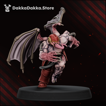 Vortex-Blessed Model 4, winged mutant with claws, Dakka Dakka Store render