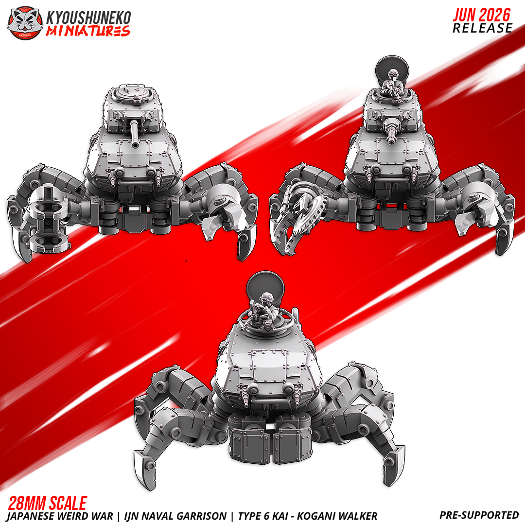 Type 6 Kai Kogani walker, parts and detail