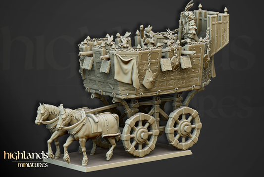 Wittemburg War Wagon | Sunland, Empire of the Sun | Highlands Miniatures