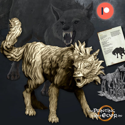 Goblin Wargs + Riders | Into the Mountains | MESBG | The Printing Goes Ever On