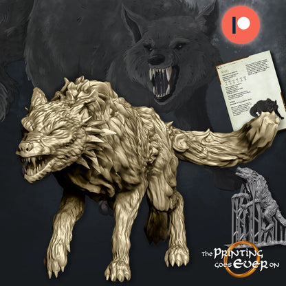 Goblin Wargs + Riders | Into the Mountains | MESBG | The Printing Goes Ever On