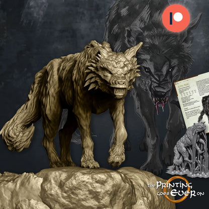 Goblin Wargs + Riders | Into the Mountains | MESBG | The Printing Goes Ever On