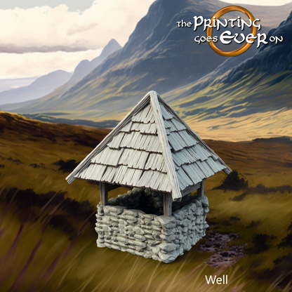 Farmstead Terrain |  Allies and Fiefs | MESBG | The Printing Goes Ever On