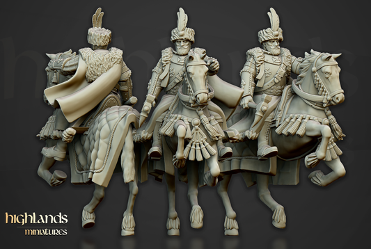 Winged Hussars Command Group | Volhynia | Highlands Miniatures