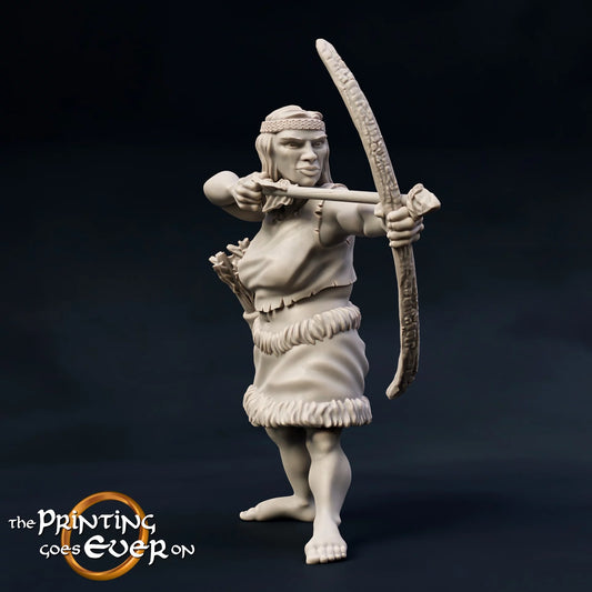 Woodwose Archer B | Wild Men of the Woods | MESBG | The Printing Goes Ever On