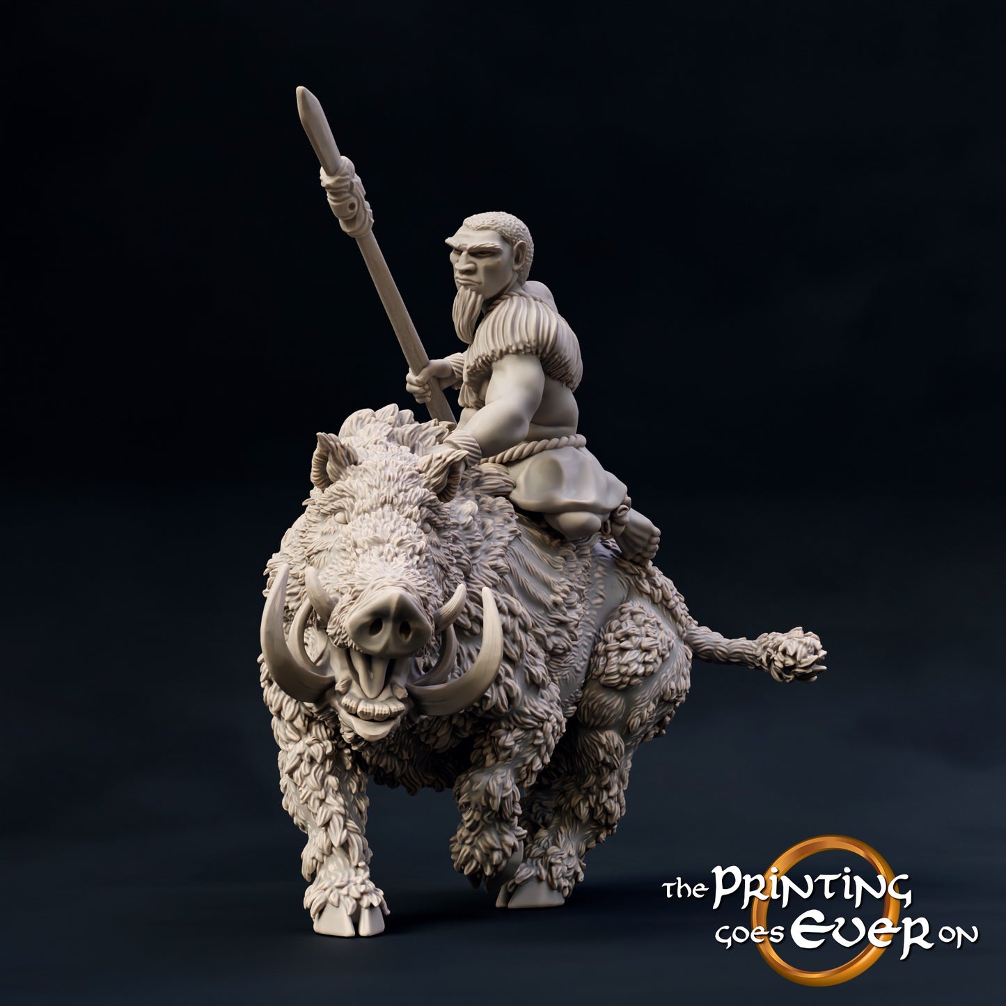 Great Boar (with or without rider) | Wild Men of the Woods | MESBG | The Printing Goes Ever On