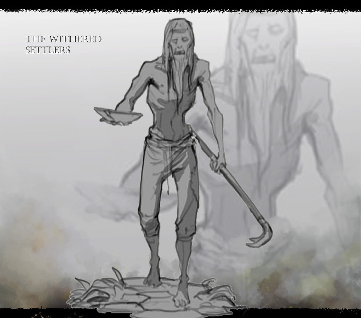 The Withered Settlers concept art by White Werewolf Tavern.