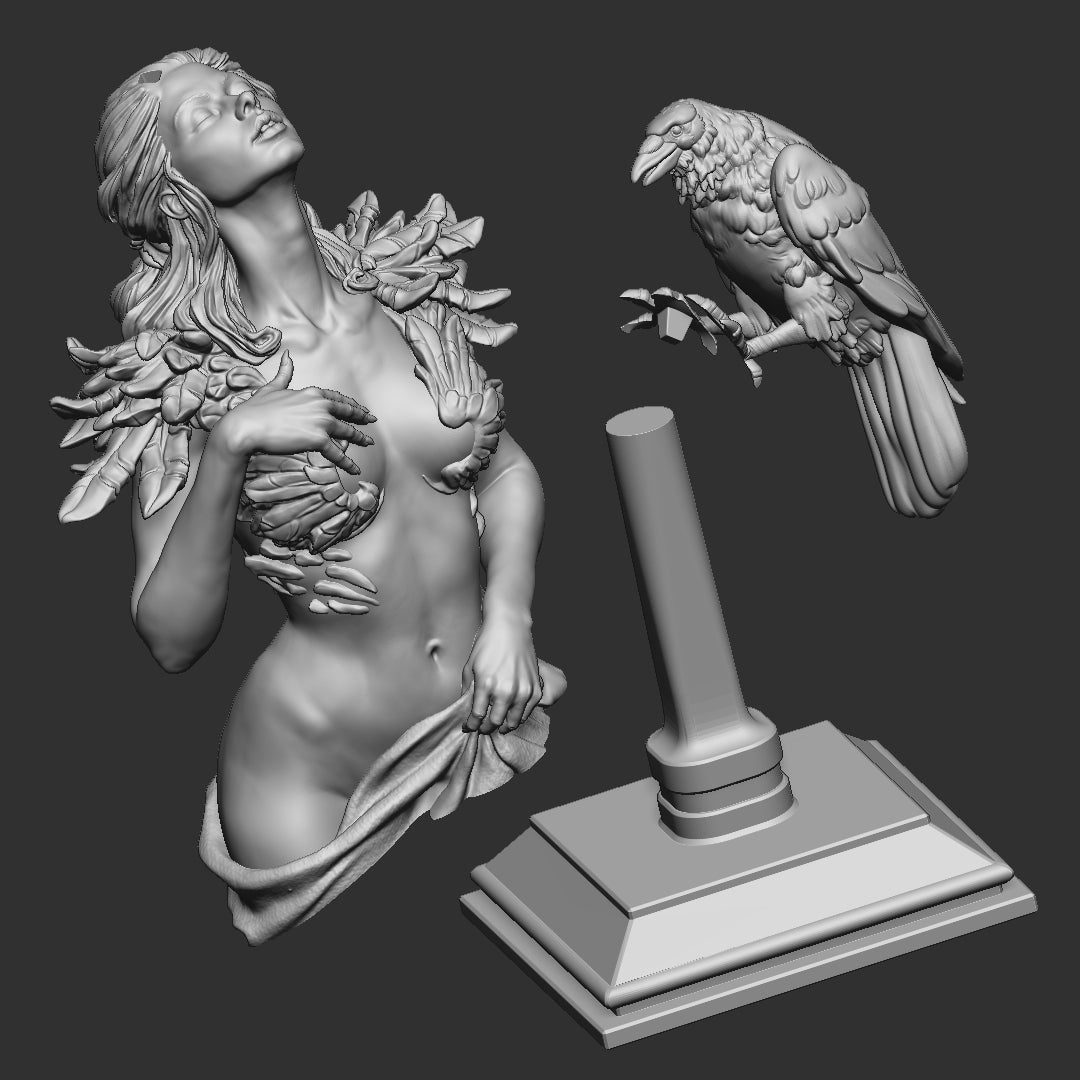 Mother of Rot Bust - printed parts sheet
