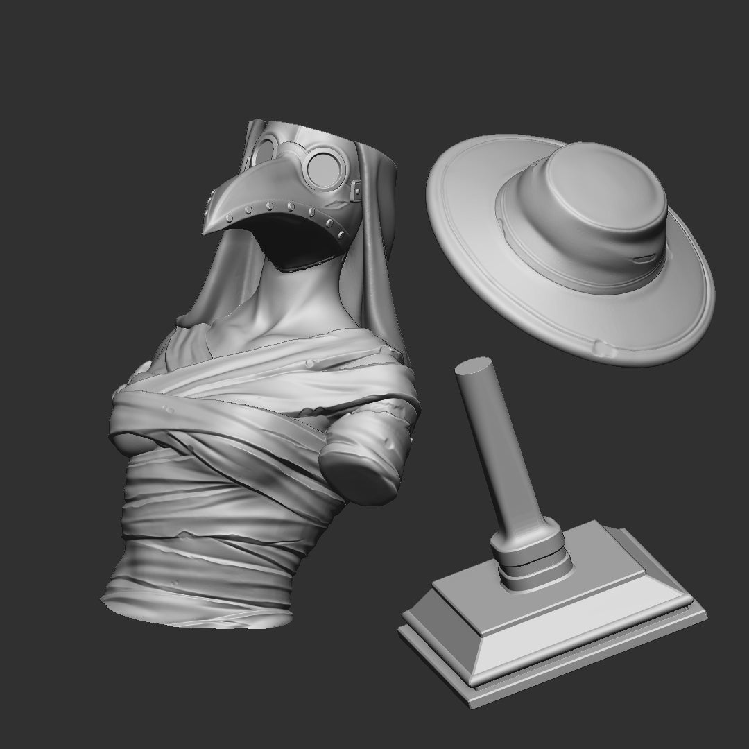 Plague Bust - printed parts sheet