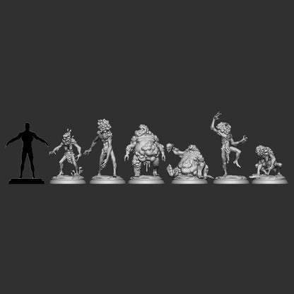 Festering Hosts - dimensions sheet