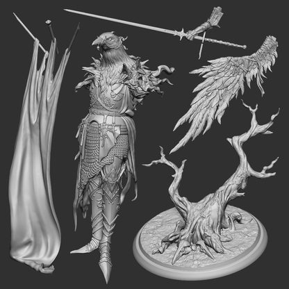 The Plague Herald - printed parts sheet