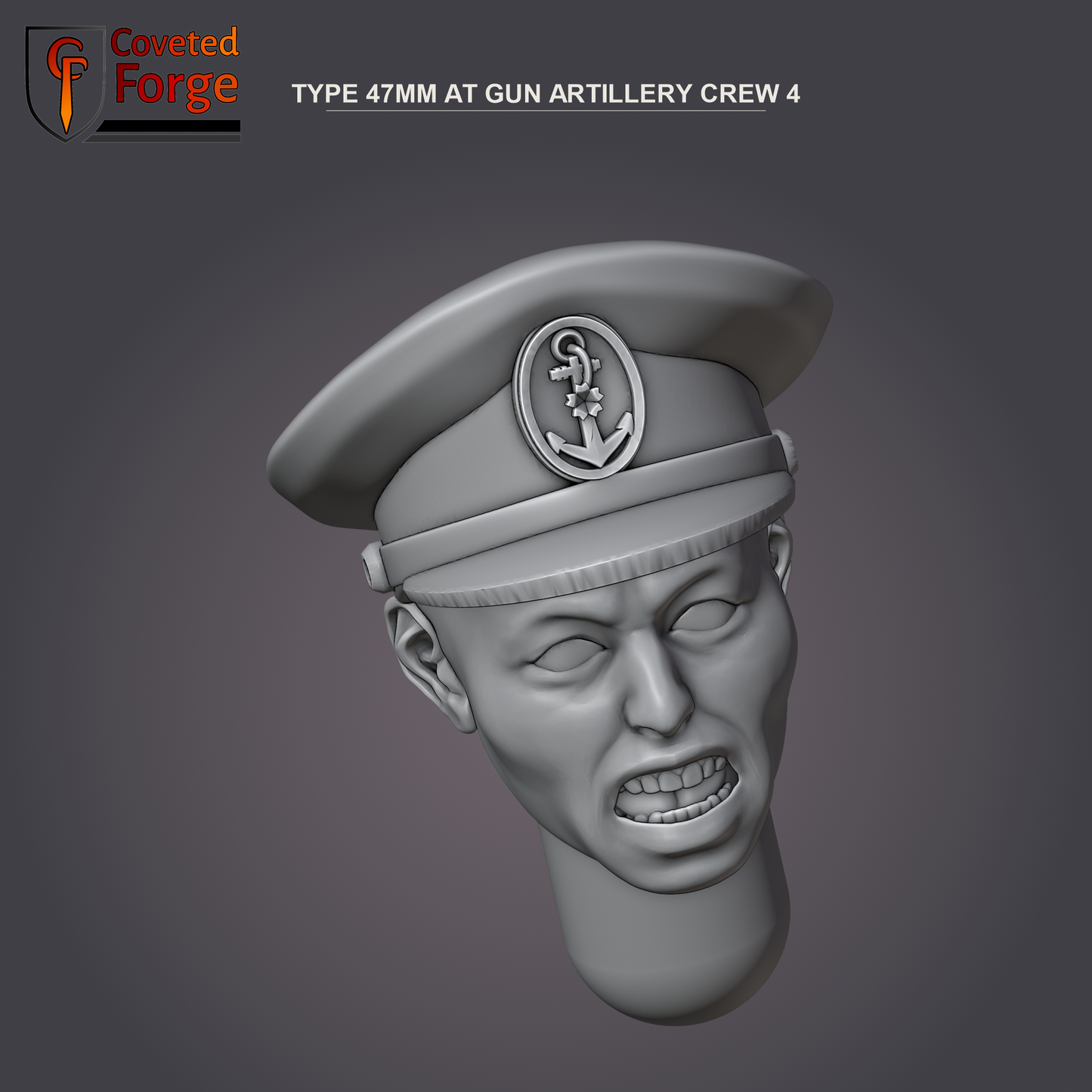 Imperial Japanese naval crew head bit