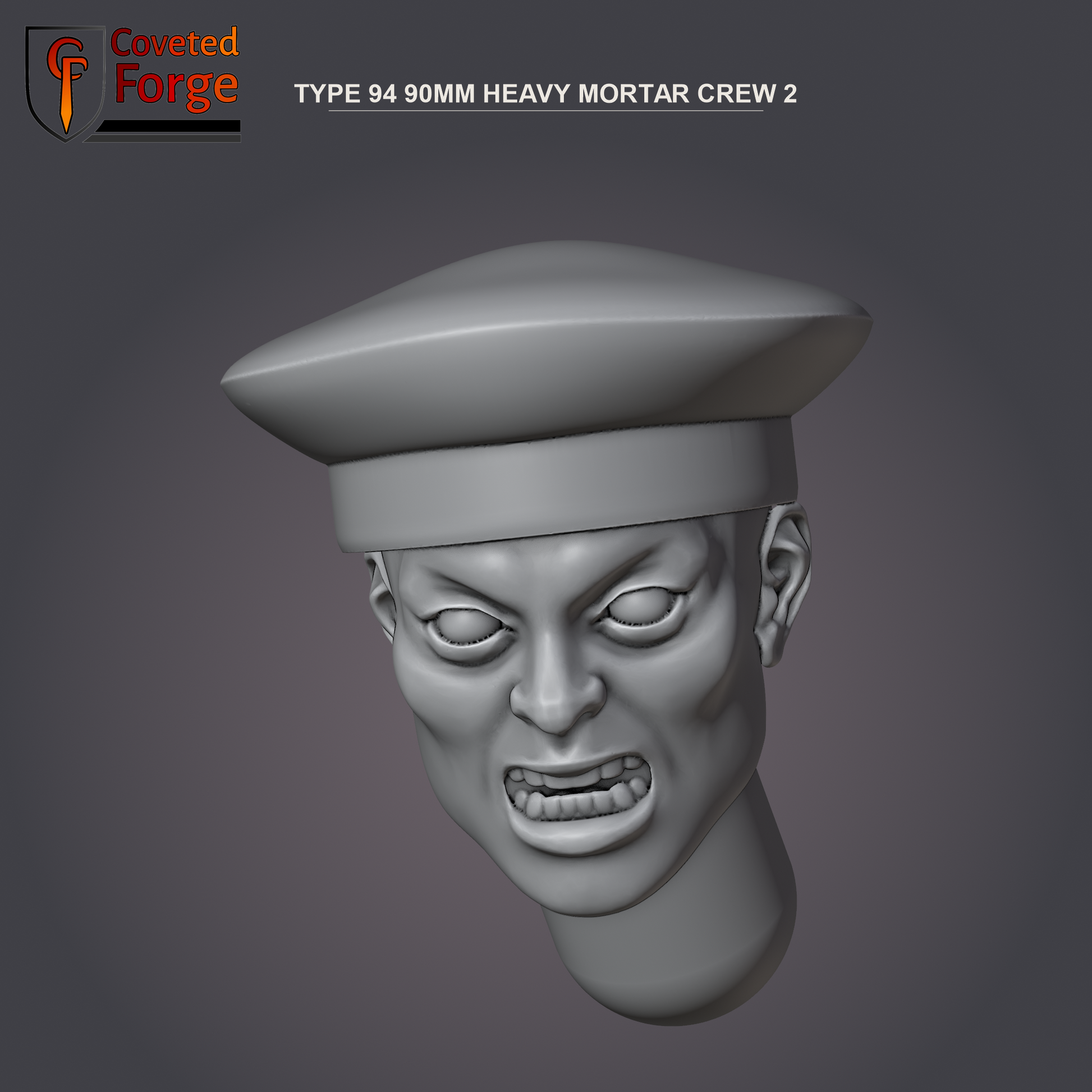 Imperial Japanese mortar crew head bit