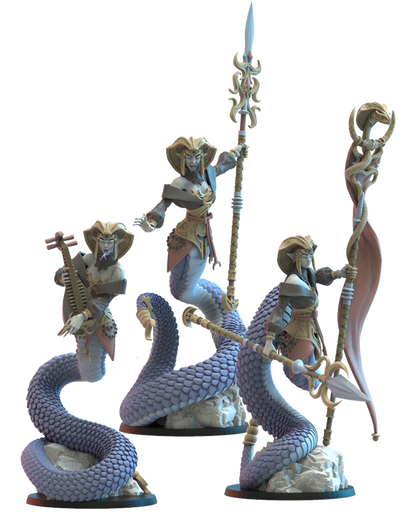 Naga Yumi Regiment | Night Elves / Dark Elves | Lost Kingdom Miniatures | Tabletop Gaming | Pathfinder