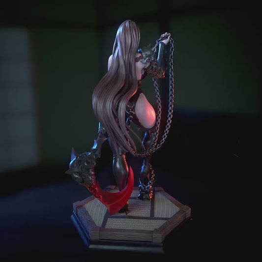 Kisari Kasaru | Deadly Fighter | Resin 3D Printed Pinup | Ronin Arts Workshop
