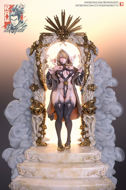 Lucia with Portal | Resin 3D Printed Pinup | Ronin Arts Workshop