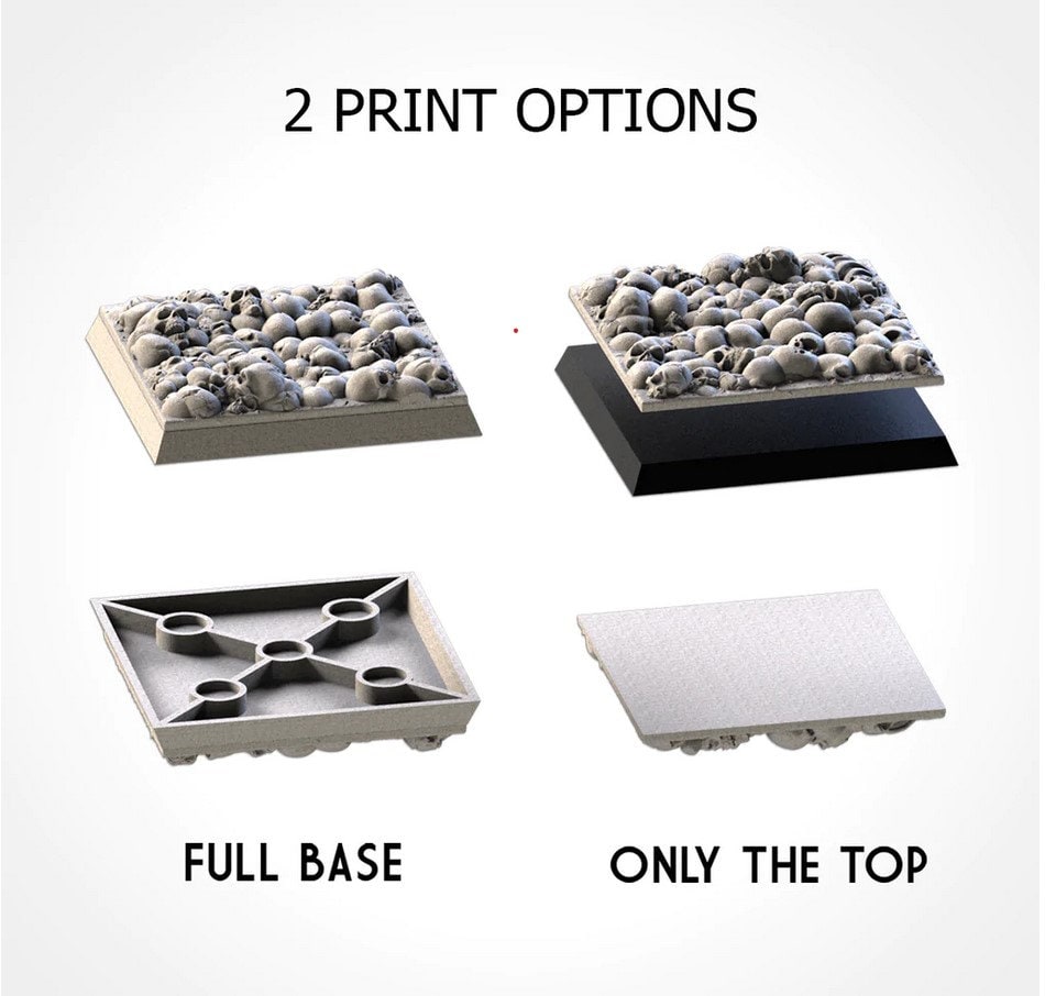 Dungeon Floor Bases (Square) | 8K Resin | Txarli Factory